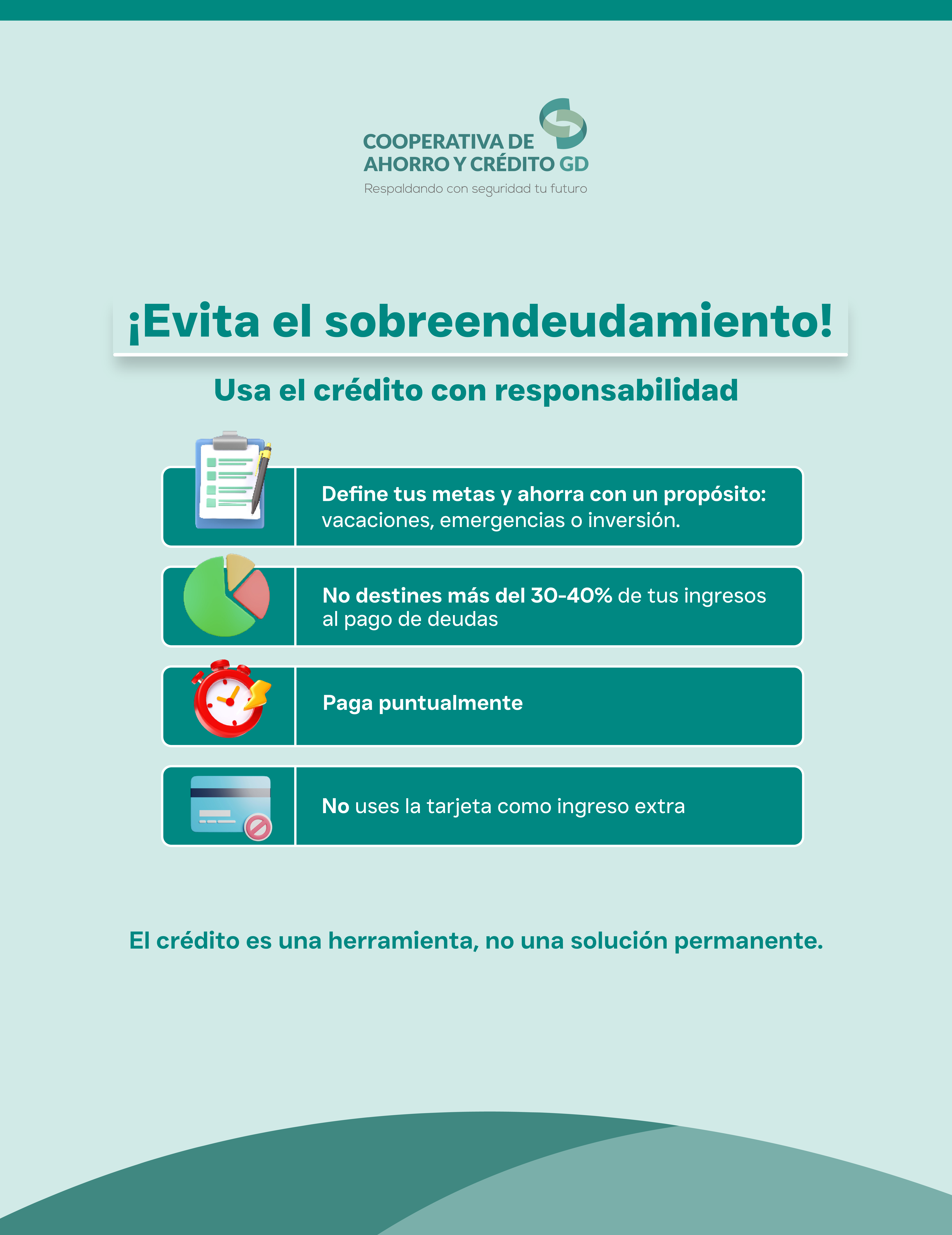 ¡Evita el Sobreendeudamiento!