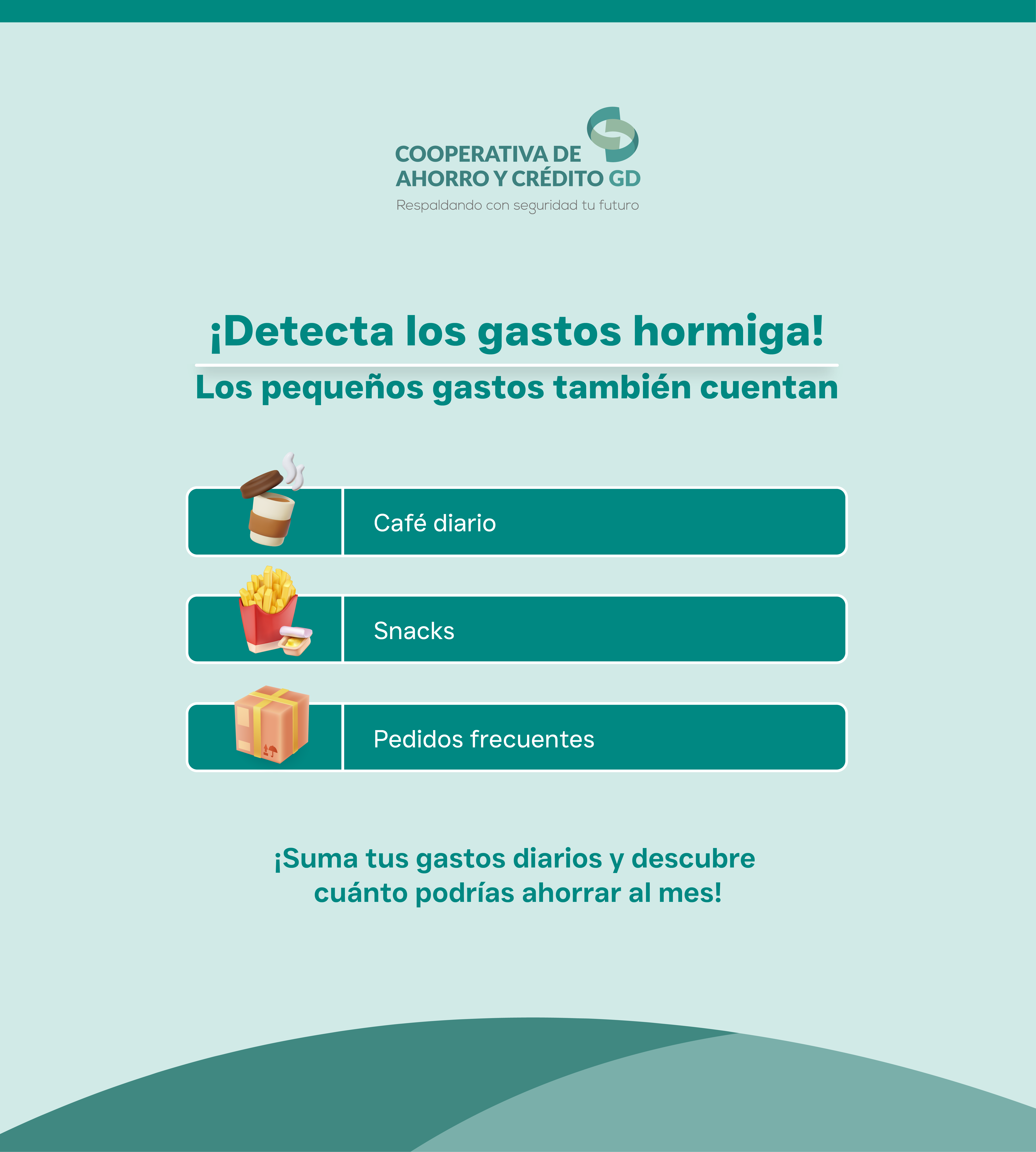 ¡Detecta los gastos hormiga!